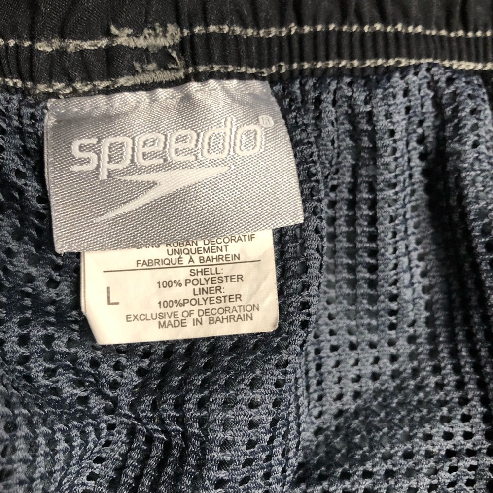Large Gray mens Speedo swim trunks size LARGE - Picture 5 of 10